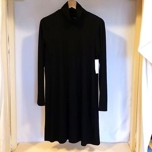 Black long sleeve Turtleneck dress